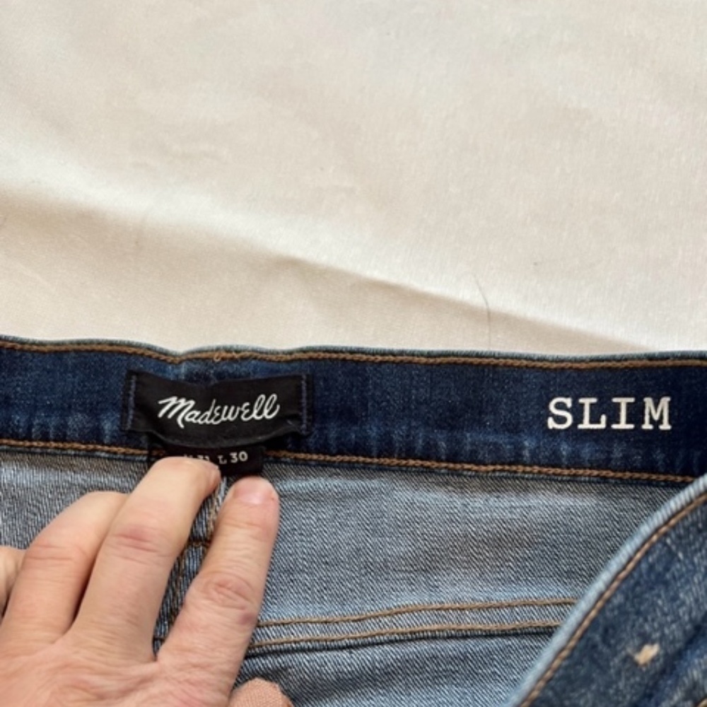 Madewell Slim Jeans 31x27 NWOT!​​​​​​​​​​​​​​​ - Picture 5 of 5